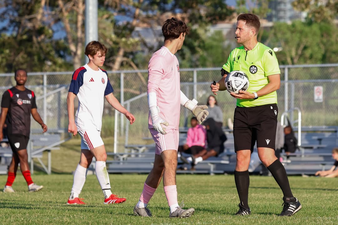 Welcoming futsal referee team